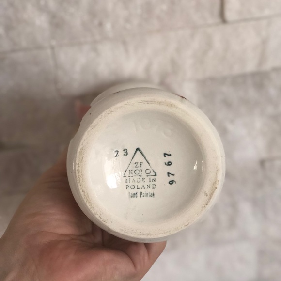 Vintage Pottery Ceramics ZF Kolo Made In Poland Vase - Picture 2 of 5